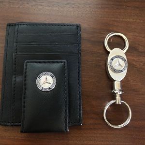 Money Clip and Keychain real Leather